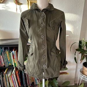 Sweet Elements Small Military Green Utility Fashion jacket Women’s